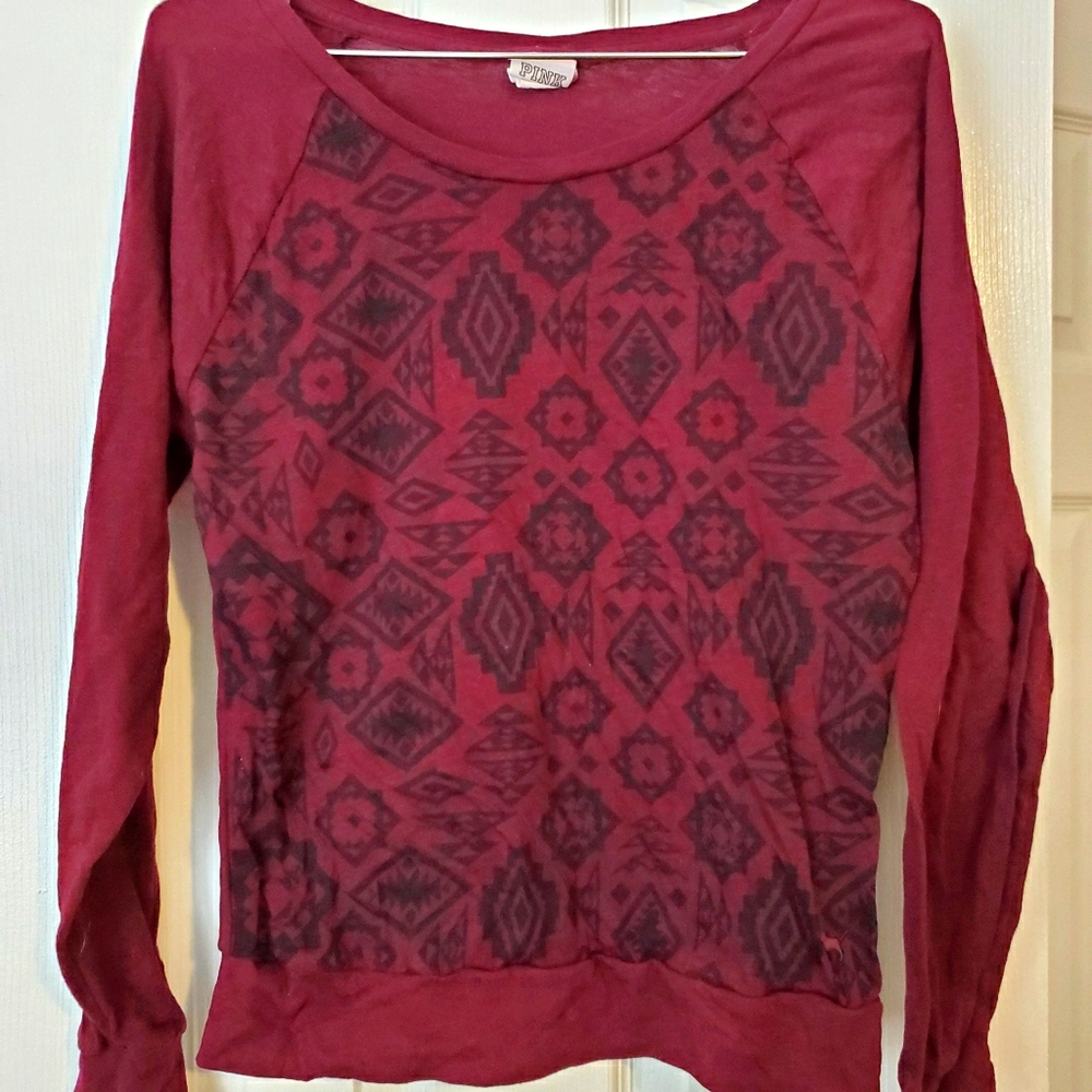 VS PINK Aztec Print Top